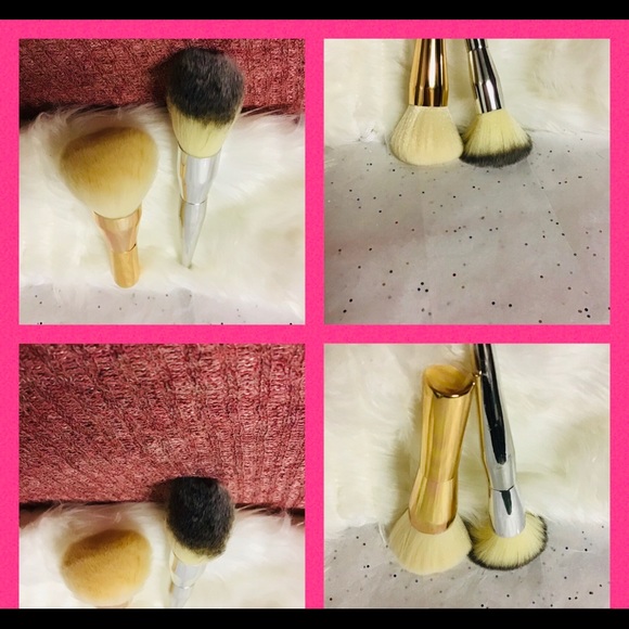 Beautiful Soft Powder Makeup Brushes 2 Pcs - Picture 2 of 4